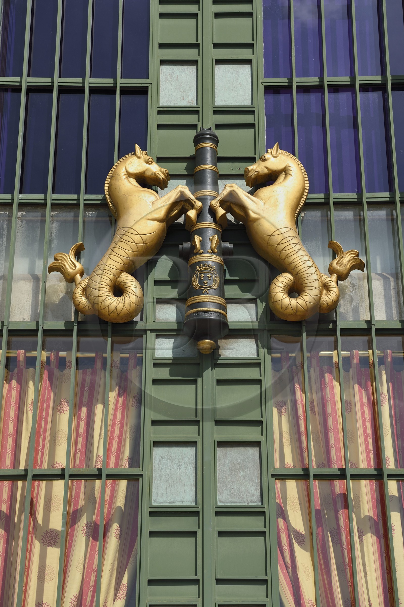 France, Var, Toulon, the naval base (Arsenal), the Mediterranean maritime prefecture door