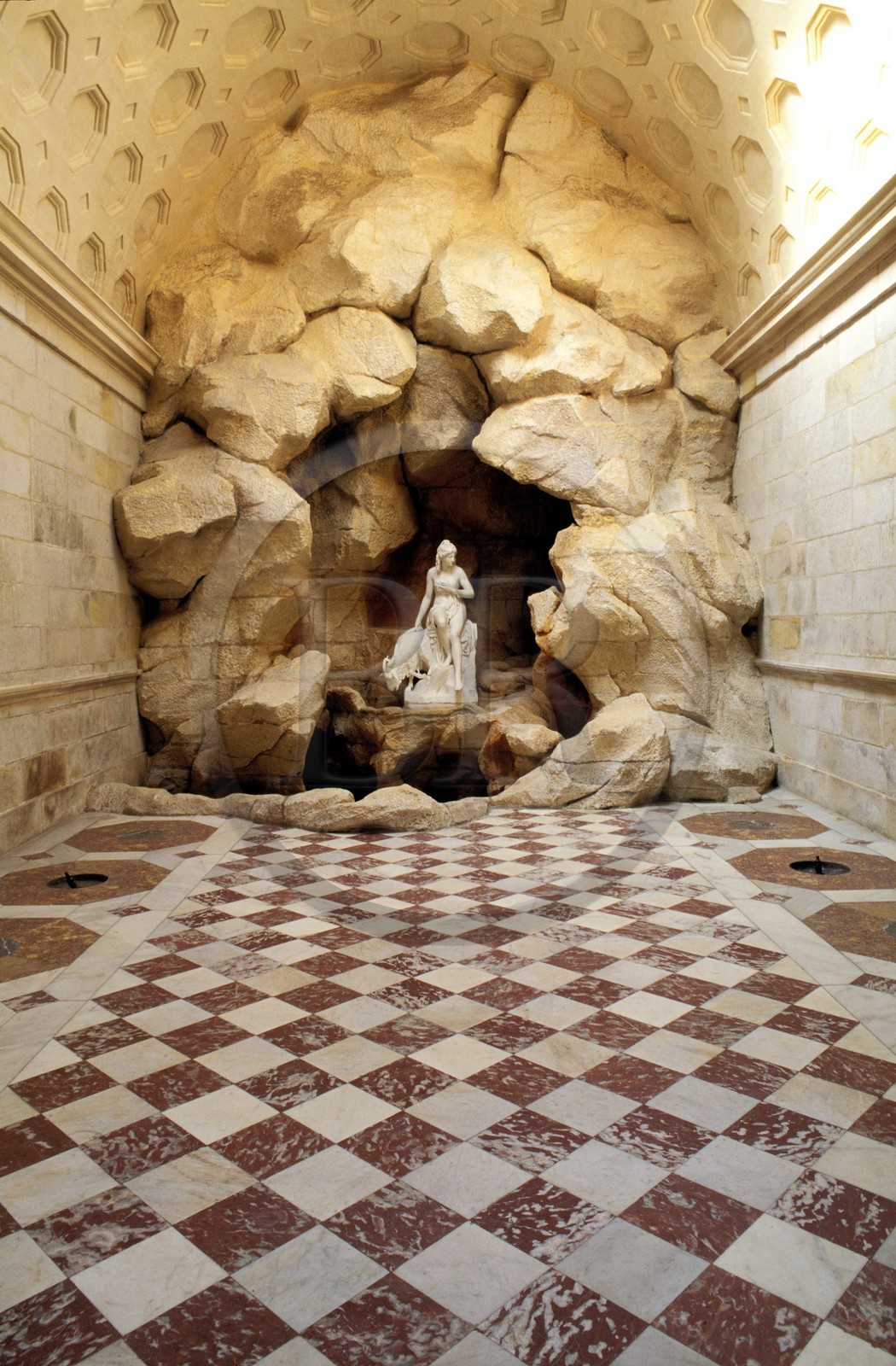 France, Yvelines (78), la Laiterie de la Reine en bordure du château de Rambouillet