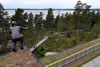 Sweden, Stockholm archipelago, Gustavsberg, the art hall Artipelag
