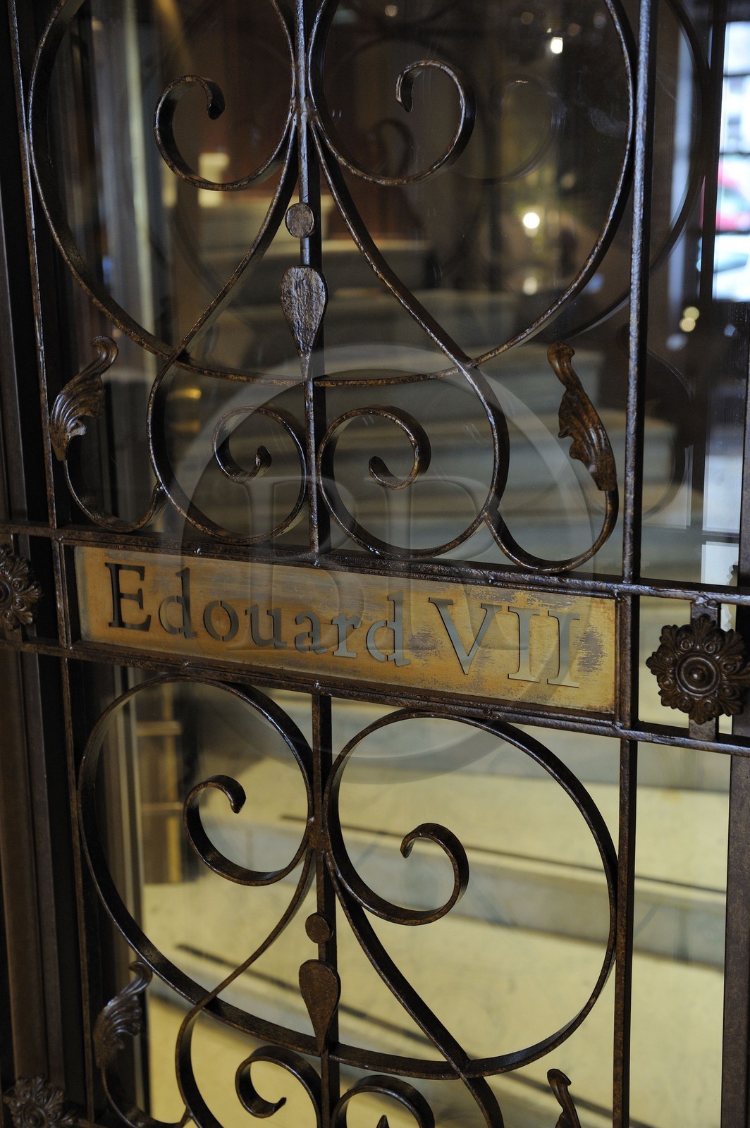 France, Paris (75), avenue de l'Opéra, hôtel de luxe Edouard 7