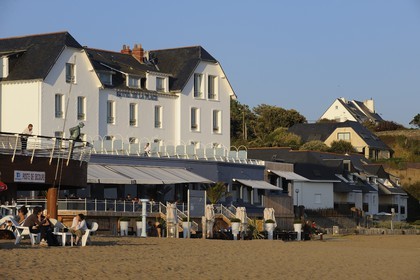 France, Loire-Atlantique (44), Saint-Nazaire, plage de Saint-Marc des vacances de Monsieur Hulot de Jacques Tati