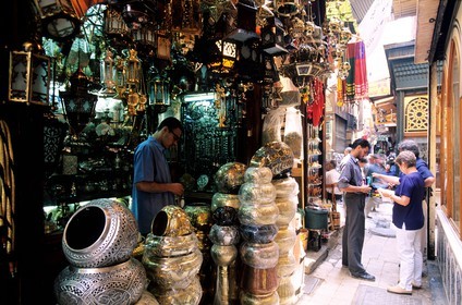 Egypt, Cairo, old town, Kahn el-Khalili bazaar