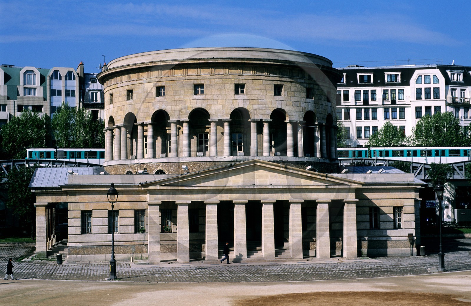 France, Paris (75), place Stalingrad, rotonde de la Villette