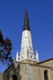 France, Charente-Maritime (17), Ile de Ré, Ars-en-Ré, l'église Saint-Etienne