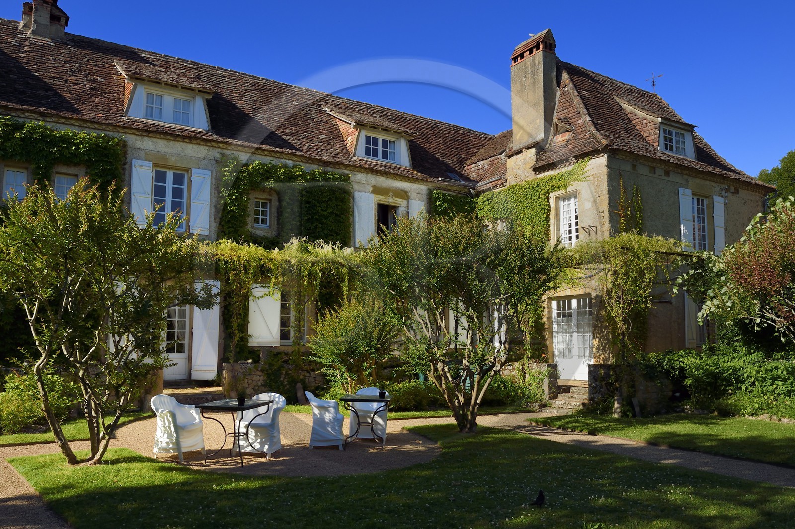France, Dordogne (24), Périgord Noir, Trémolat, Relais et chateau Le Vieux Logis