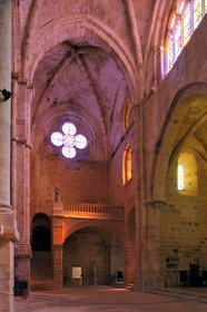 France, Aude (11), abbaye cistercienne de Fontfroide, l'église de l'abbatiale
