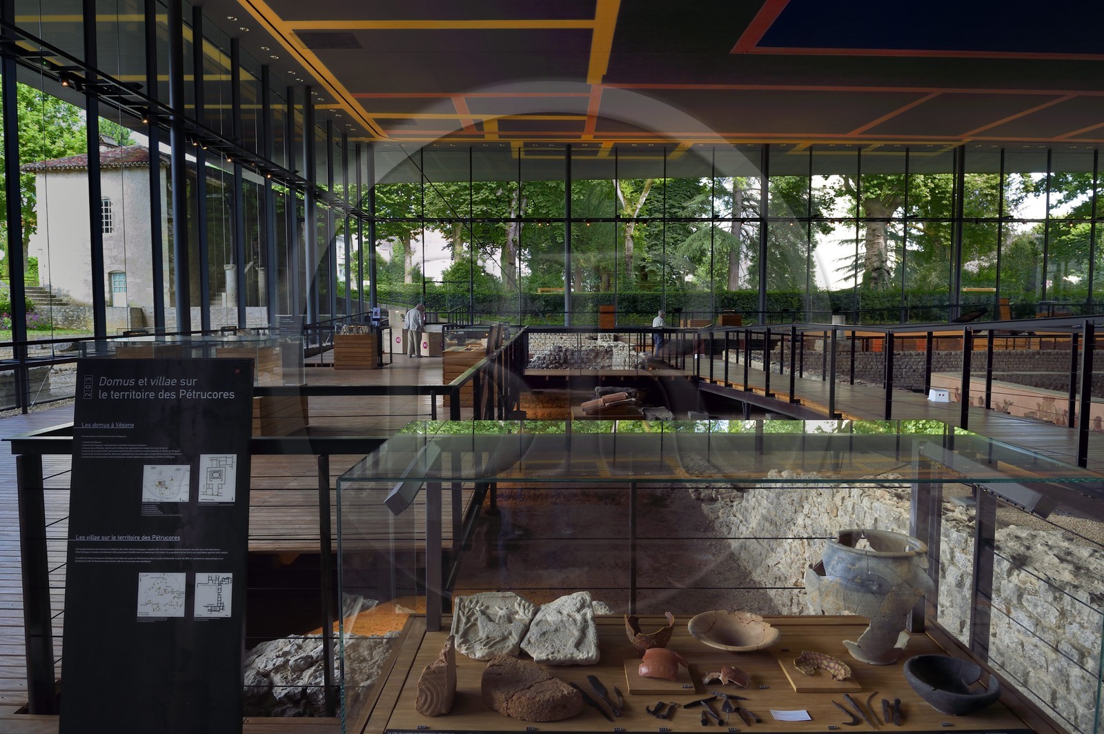 France, Dordogne (24), Périgord Blanc, Périgueux, musée Vesunna, Site-Musée Gallo Romain conçu par l'architecte Jean Nouvel (mention obligatoire)