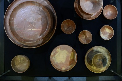Israel, désert du Neguev, musée de Massada, céramique sigillée