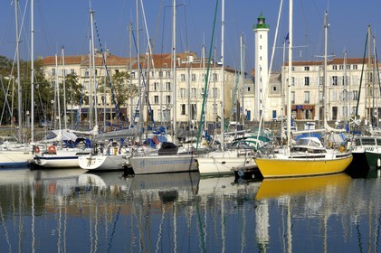 France, Charente-Maritime (17), La Rochelle, bassin à flot du Vieux Port