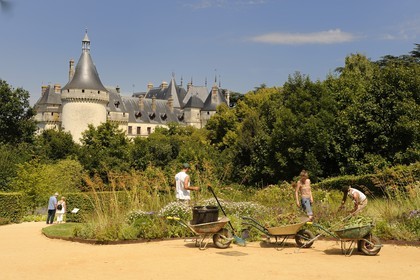 France, Loir-et-Cher (41), Vallée de la Loire classée Patrimoine Mondial de l'UNESCO, château de Chaumont-sur-Loire, festival international des jardins de Chaumont