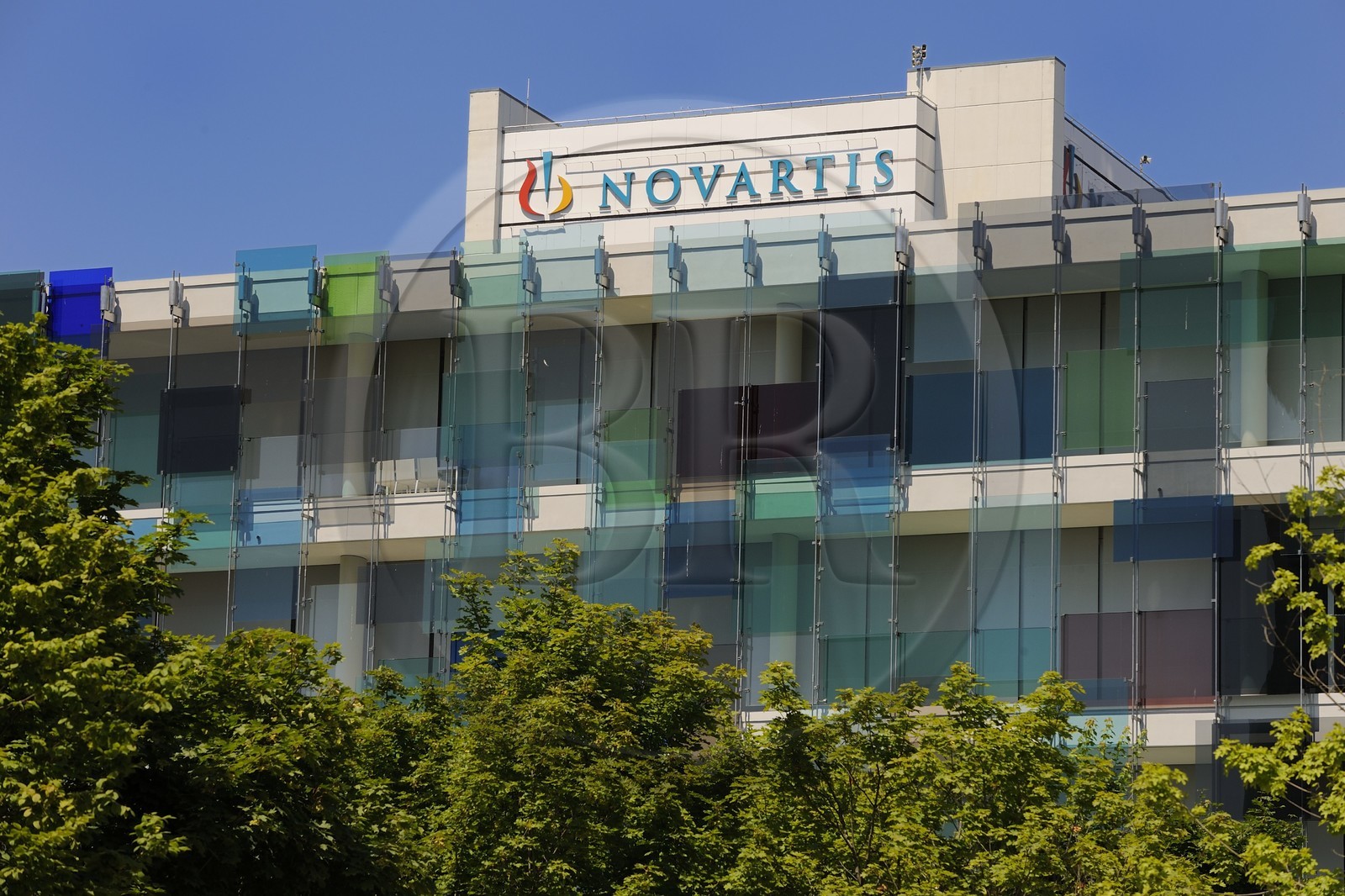 Suisse, Bâle, le Campus Novartis, batiment des architectes Diener & Diener