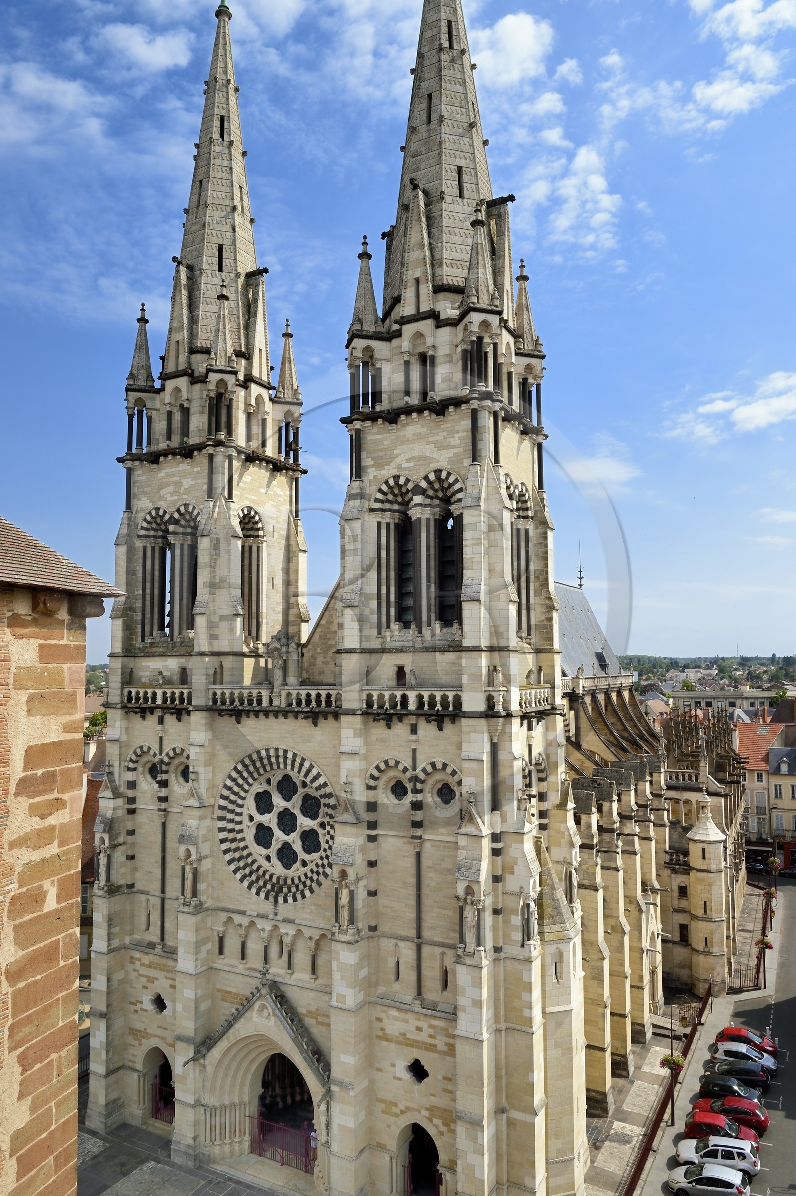 France, Allier (03), former province of Bourbonnais, Moulins, Notre-Dame-de-l'Annonciation cathedral