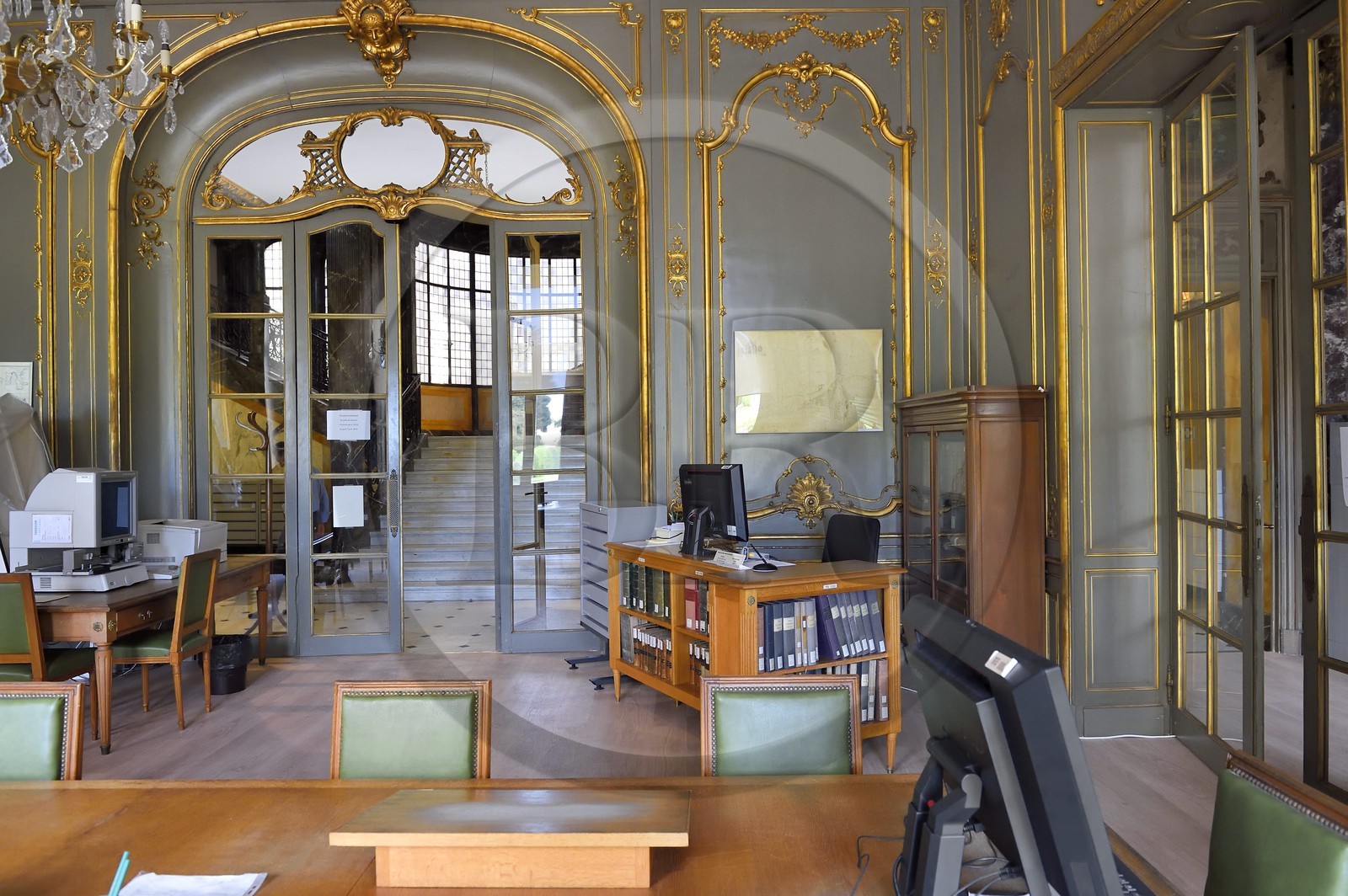 France, Alpes-Maritimes, Nice, Fabron hill, the Villa des Palmiers then called Palais de Marbre (Marble Palace) which now houses the city archives