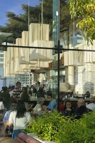 Etats-Unis, Californie, San Francisco, restaurant aux Yerba Buena Gardens dans le quartier de South Of Market