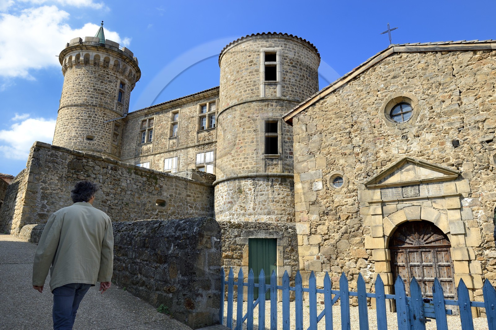 France, Loire (42), Parc Naturel Régional du Pilat, Pélussin, le château de Virieu