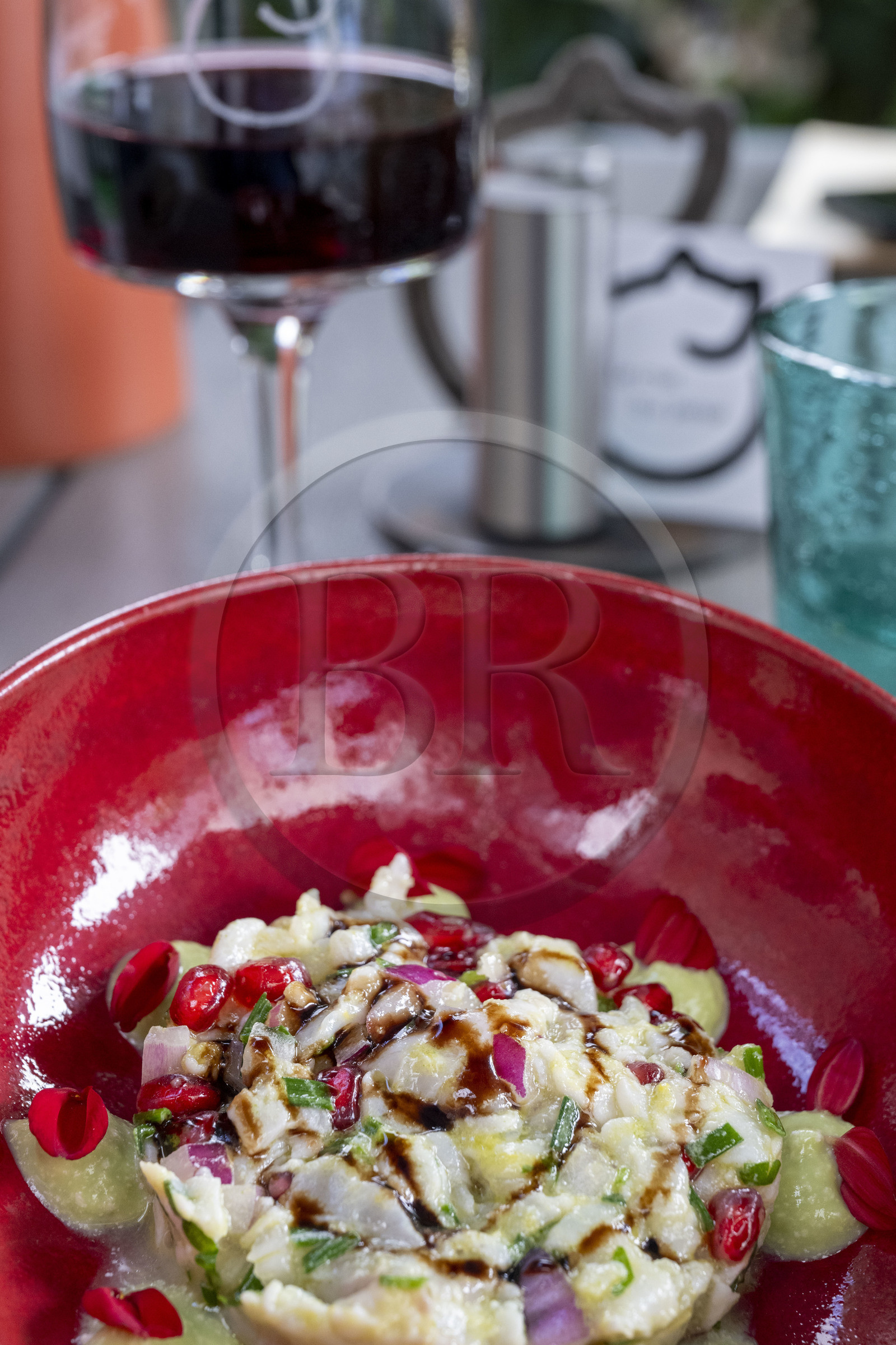France, Côte-d'Or (21), Dijon, zone classée Patrimoine Mondial de l'UNESCO, restaurant Le Chat qui Pense dans l'ancien Hotel Monge du XVIIe siècle