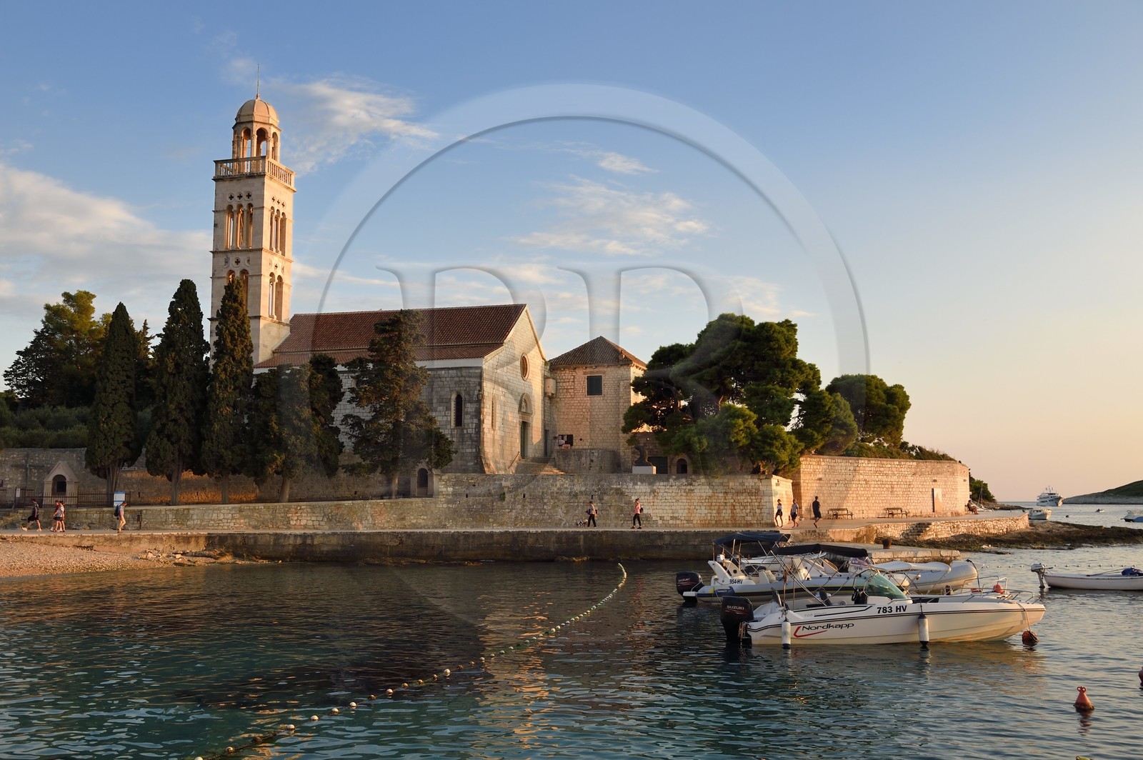 Croatia, Dalmatia, Dalmatian coast, Island of Hvar, the town of Hvar, the 15th century Franciscan monastery