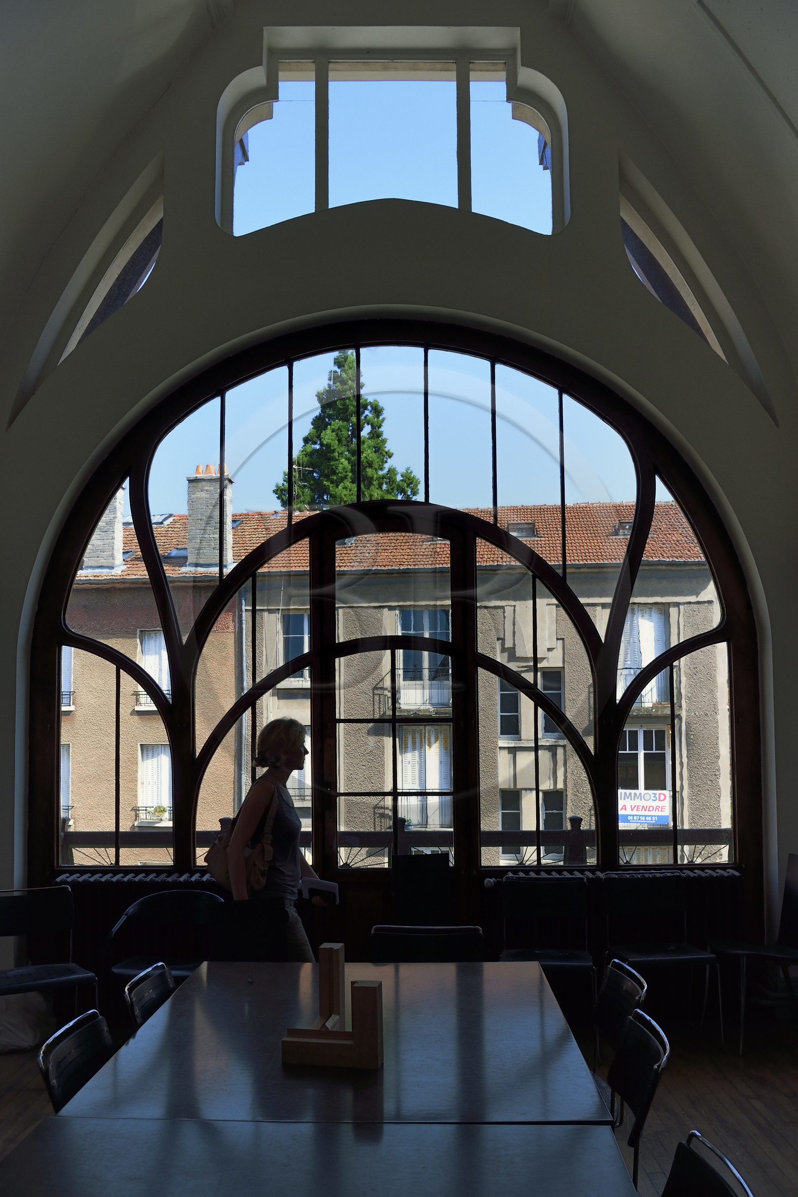 France, Meurthe-et-Moselle, Nancy, the Villa Majorelle of Art Nouveau style by architect Henri Sauvage, former workshop