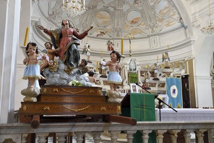 France, Corse du Sud, Bonifacio, Upper Town, the Church of St. Mary Major