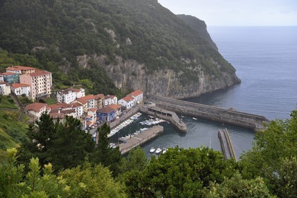 Espagne, Pays basque espagnol, Biscaye, région de Gernika-Lumo, port de Elantxobe