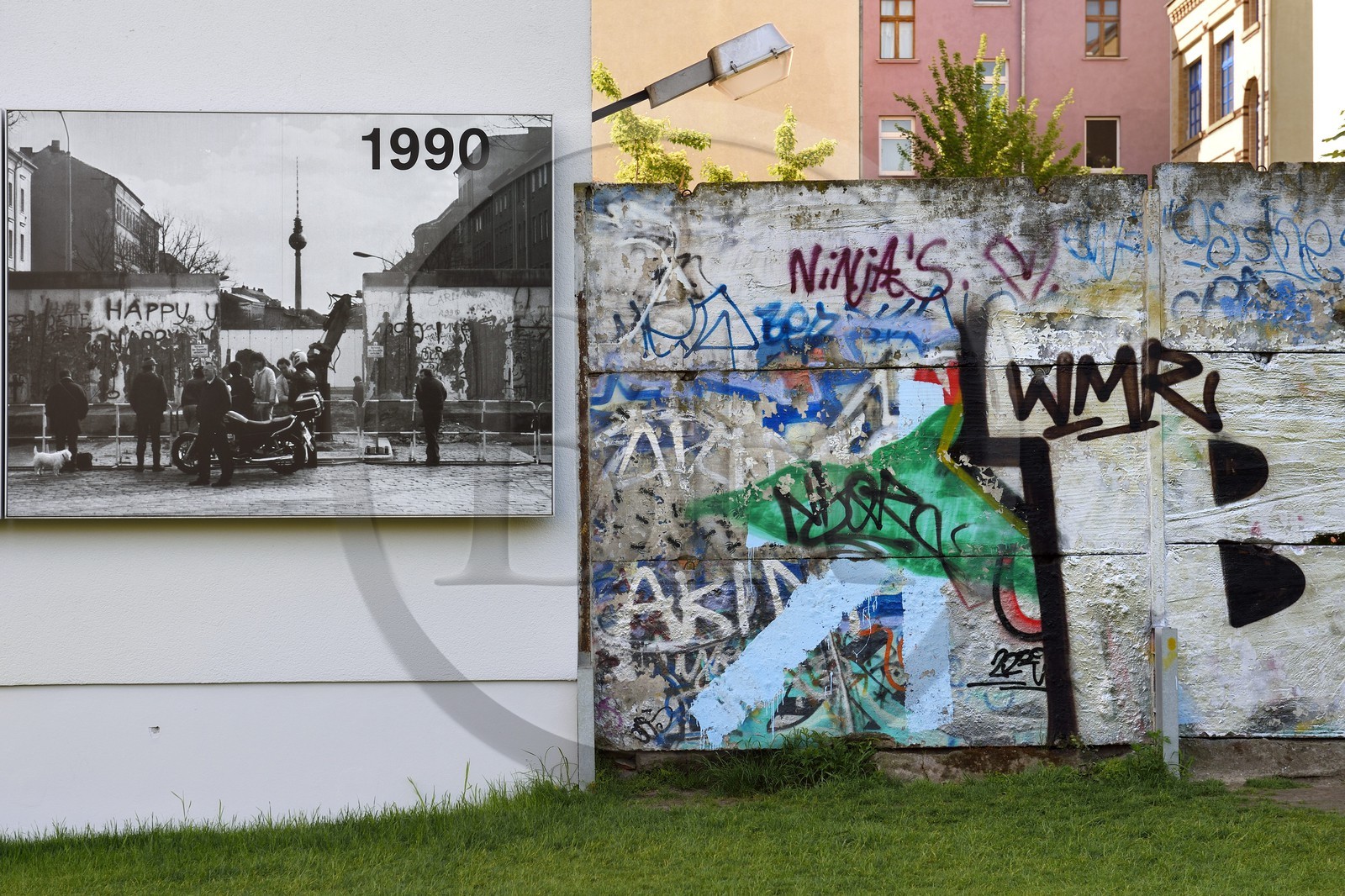 Allemagne, Berlin, Bernauer Strasse, Mémorial du Mur de Berlin (Gedenkstätte Berliner Mauer)