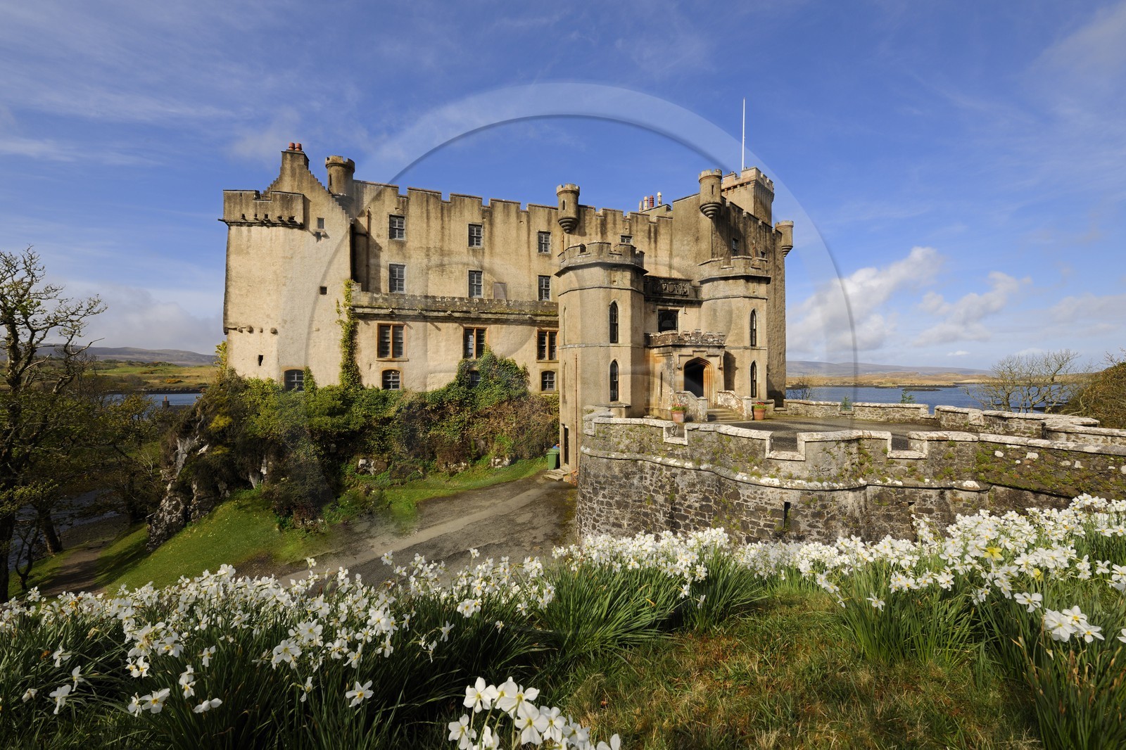 Royaume-Uni, Ecosse, région des Highlands, les Hébrides, île de Skye, château de Dunvegan du clan MacLeod