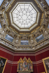 France, Oise (60), Chantilly, le chateau de Chantilly, le musée Condé, salle de la Tribune