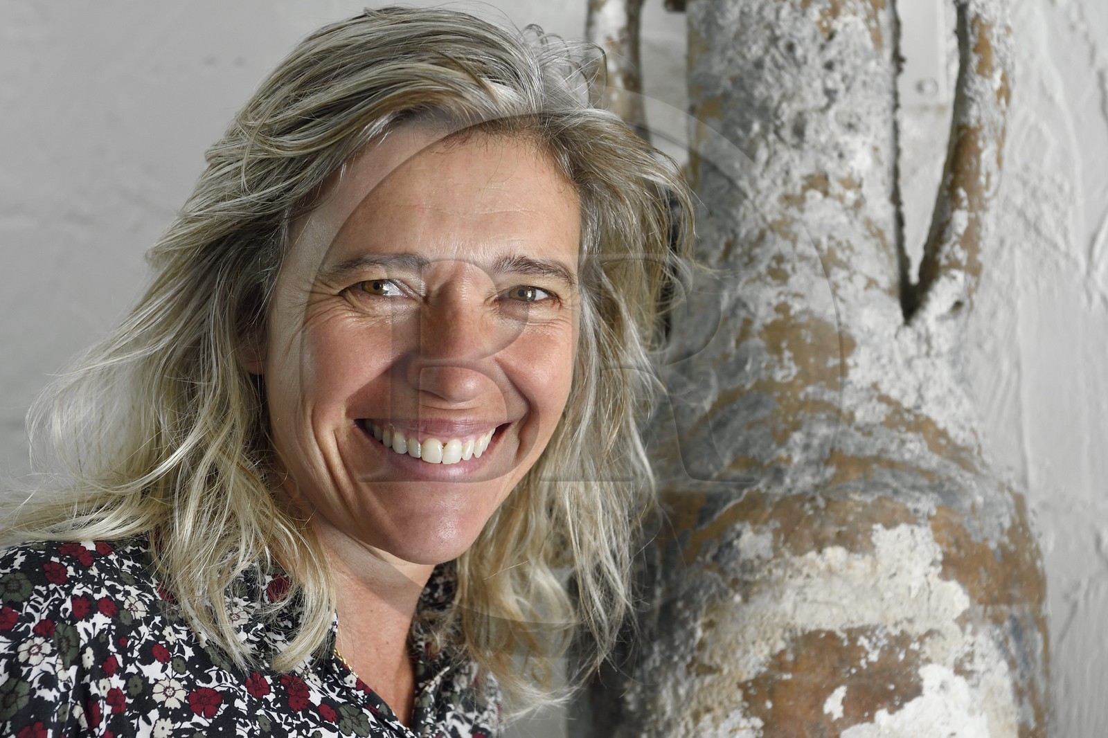 France, Var (83), Saint-Raphaël, Anne Joncheray la conservatrice du musée archéologique de Saint-Raphaël et plongeuse archéologue