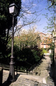 France, Paris, La campagne a Paris (country in Paris), houses with garden in porte de Bagnolet area
