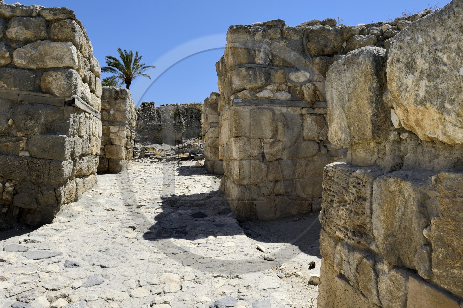 Israel, Northern District, Galileo, archaeological site of Megiddo which was inhabited from 7000 to 500 BCE, the Apocalypse of the Apostle John quotes Armageddon (Har Megiddo, the Mount Megiddo) as the place where the kings of the earth gather to make the final war, the city gate of the late bronz period