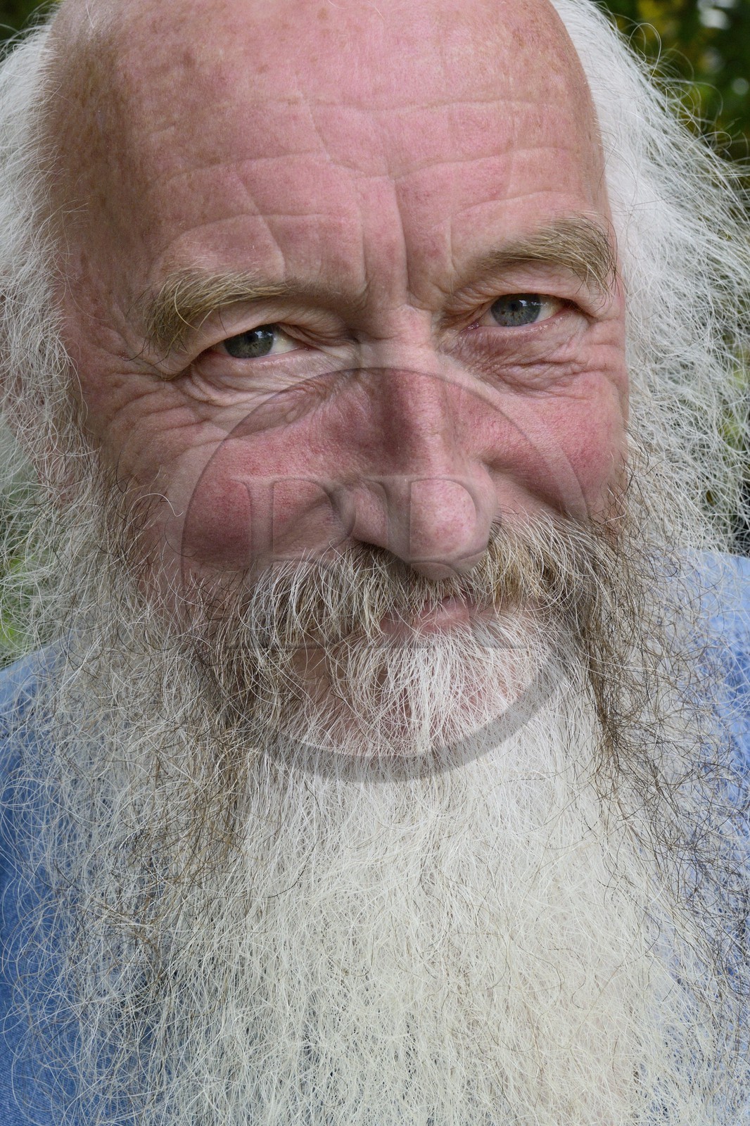 France, Finistère (29), parc naturel régional d'Armorique, Monts d'Arrée, le chanteur et conteur Patrik Ewen