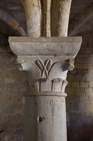 France, Var, the Thoronet cistercian abbey, the cloister chapter house