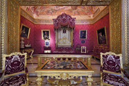 Principauté de Monaco, Monaco, le Rocher, le palais princier, la chambre du duc d'York