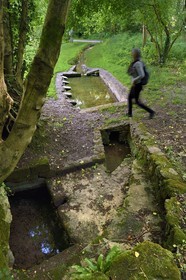 France, Charente-Maritime (17), Saint-Sauvant, lavoir de la Font Benite
