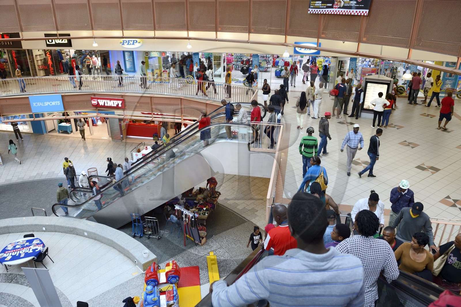 Afrique du Sud, province de Gauteng, Johannesburg, CBD (Central Business District), centre commercial de Carlton center dans le coeur de la ville