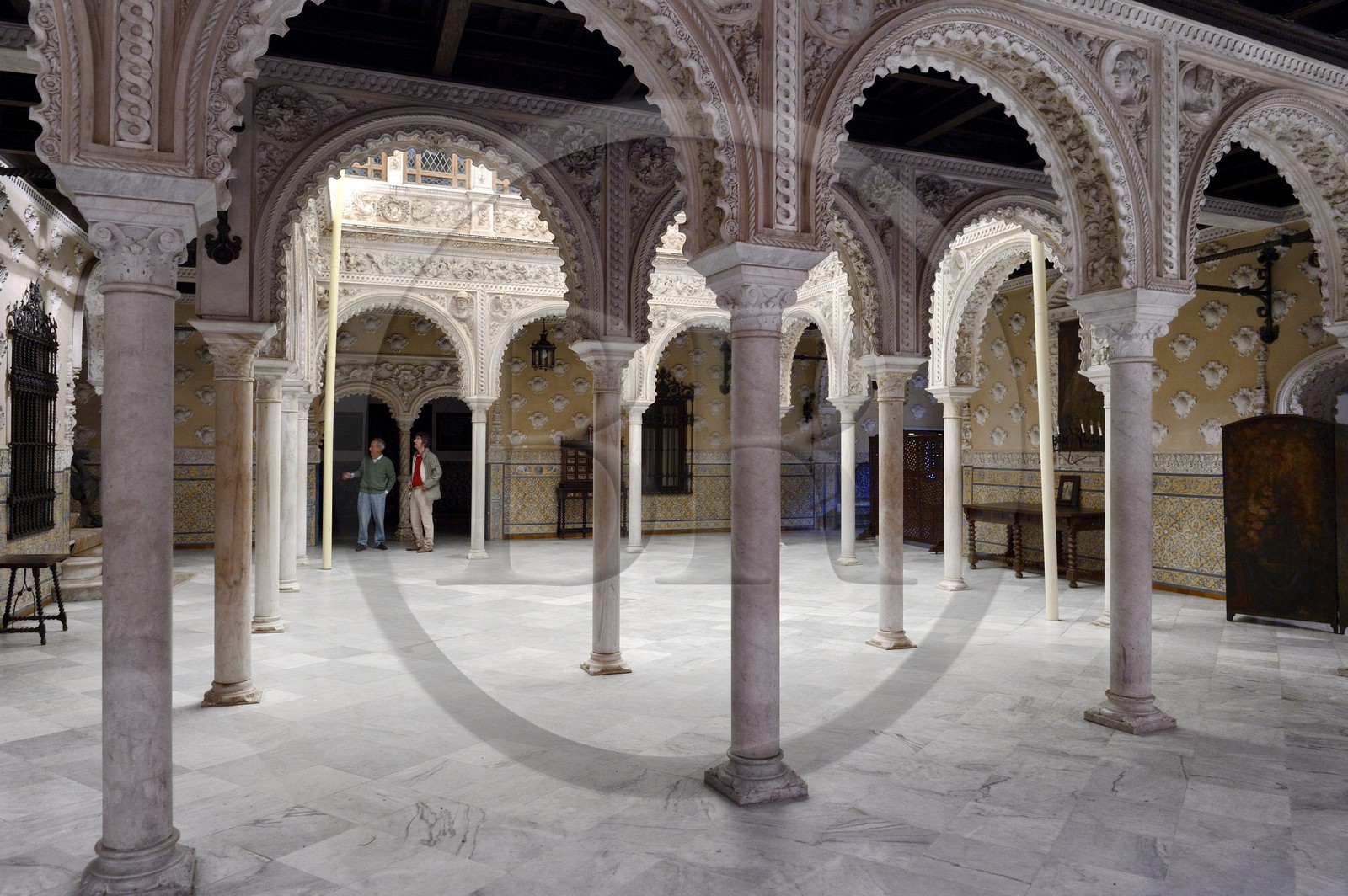 Espagne, Andalousie, Séville, Casa Palacio de Guardiola à la Puerta de Jerez