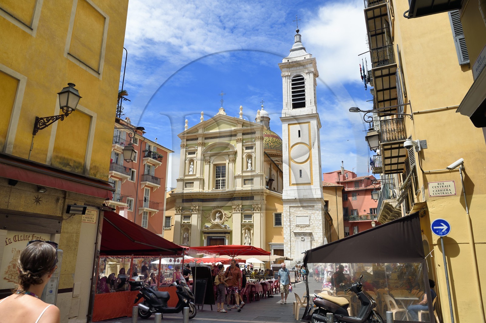 France, Alpes-Maritimes (06), Nice, quartier du Vieux Nice, Cathédrale Sainte-Réparate et la place Rossetti