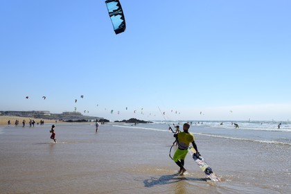 Portugal, région de Lisbonne, Cascais, plage de Guincho sur la côte d'Estoril