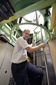 France, Var (83), Toulon, la base navale (Arsenal), le capitaine de frégate Nicolas Faure, commandant du sous-marin nucléaire d’attaque (SNA) Casabianca (de type Rubis)