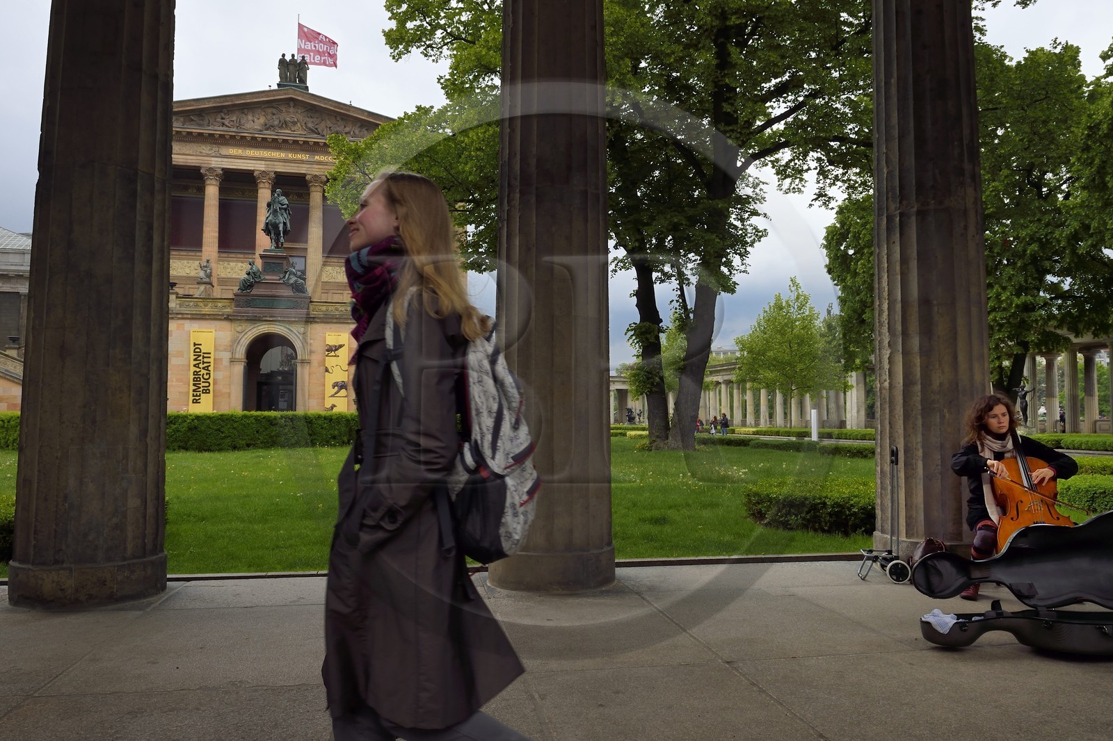 Germany, Berlin, Museum Island, listed as World Heritage by UNESCO, the Alte Nationalgalerie