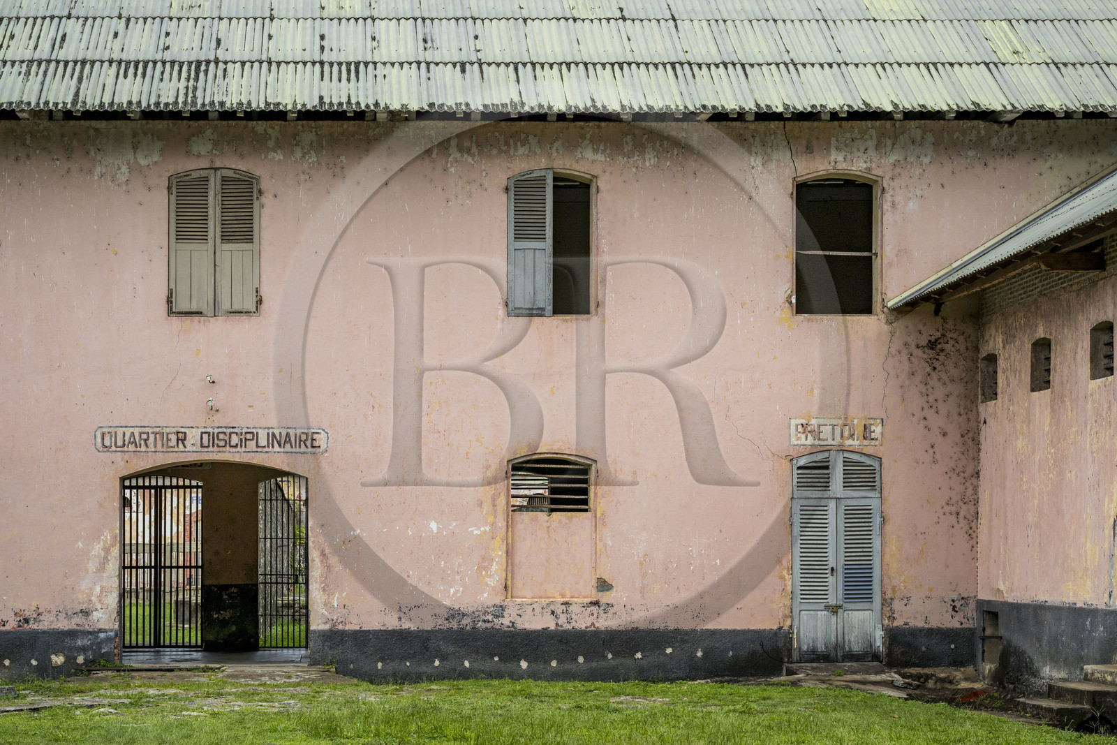 France, Guyane, Saint-Laurent-du-Maroni, bagne ou Camp de la Transportation, les quartiers disciplinaires