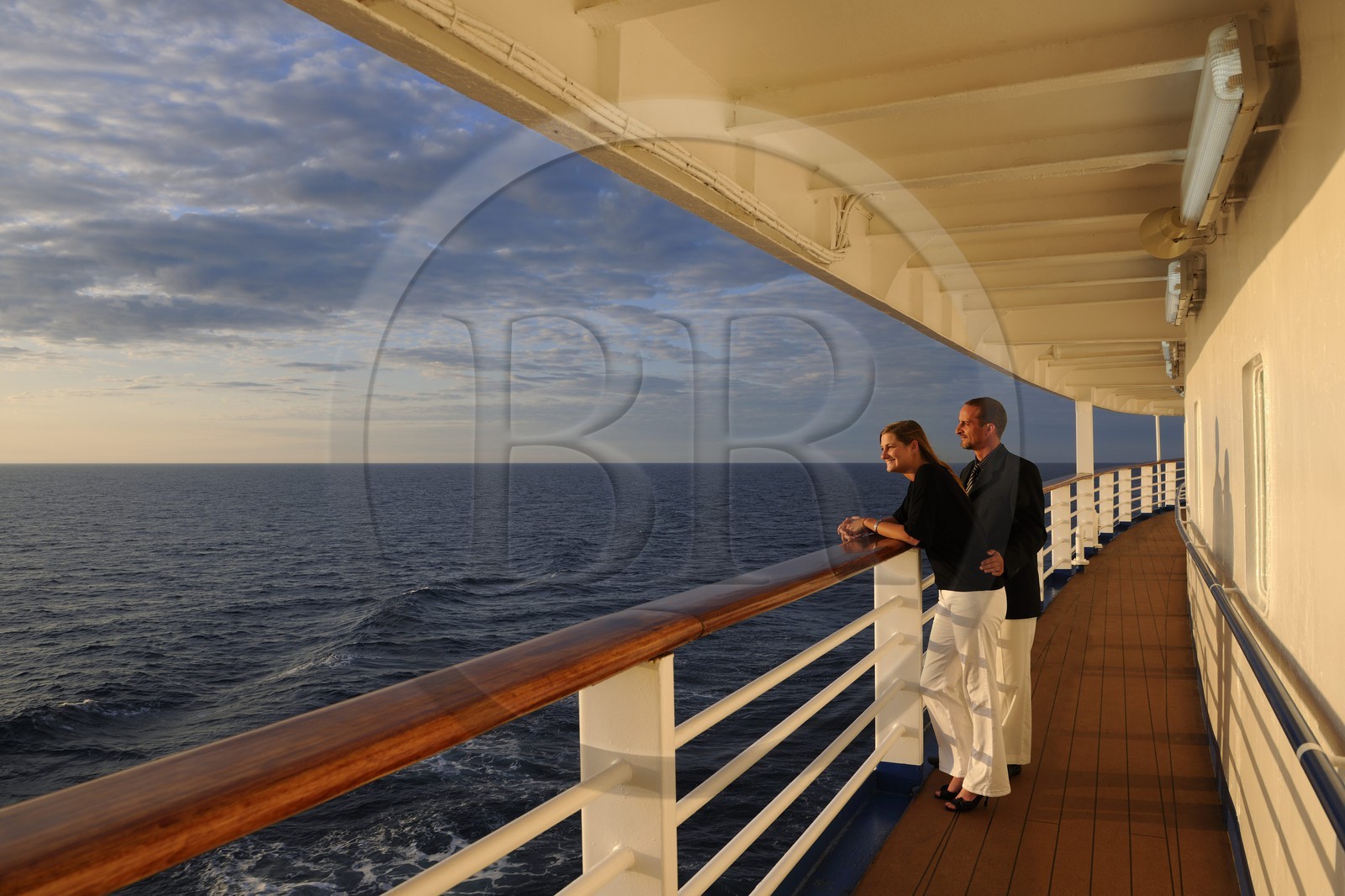 Groenland, à bord du bateau de croisière Princess Danae dans l'Océan Atlantique