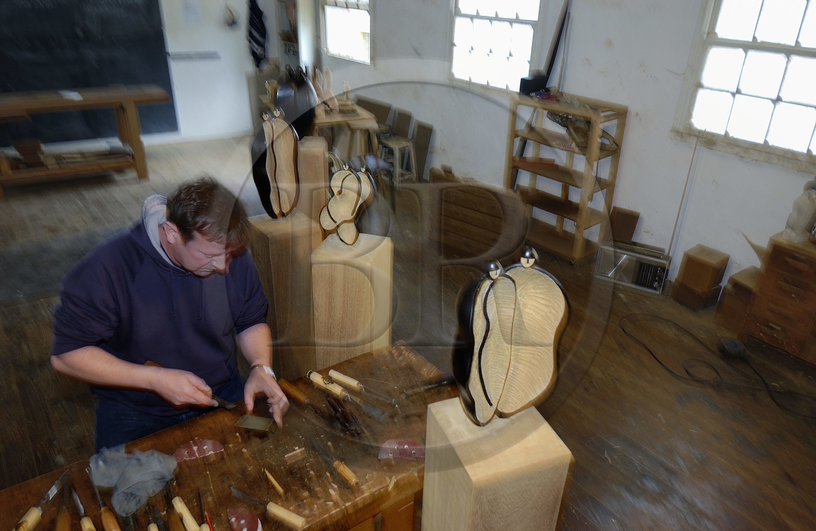 France, le sculpteur Axel Cassel