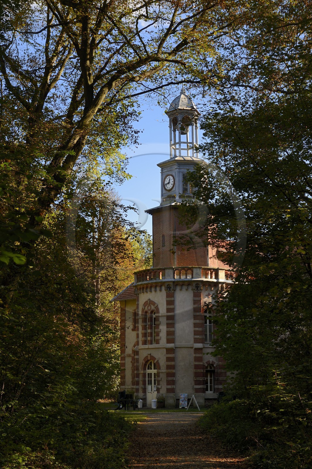 France, Seine-Saint-Denis (93), Sevran, parc national forestier de la Poudrerie, le pavillon Maurouard