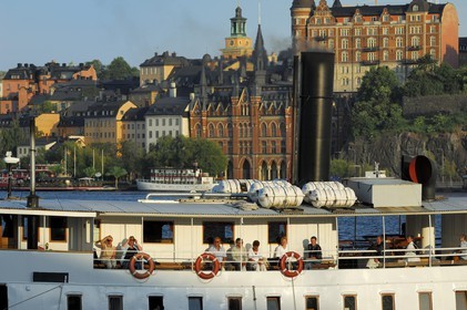 Suède, Stockholm, petit ferry