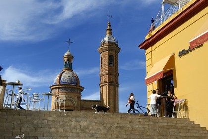 Spain, Andalusia, Seville, Triana district, tapas bar El Faro de Triana