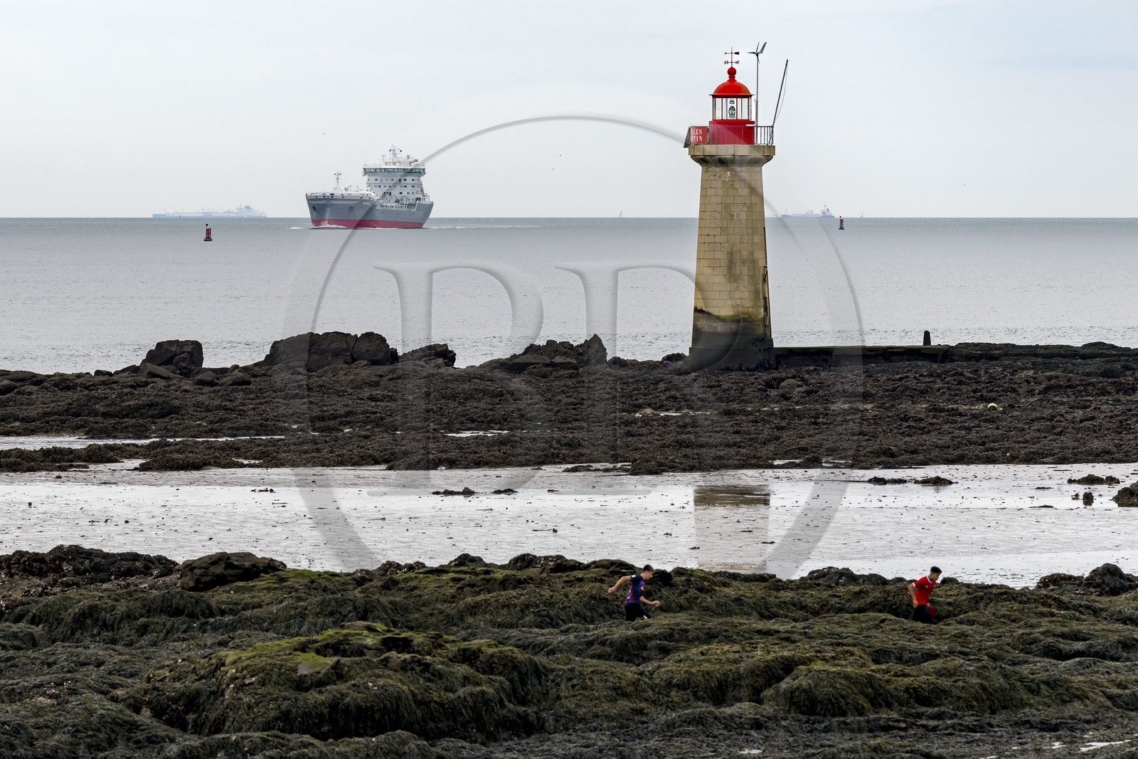 France, Loire-Atlantique (44), Estuaire de la Loire, Saint-Nazaire, Phare à terre de Villès-Martin