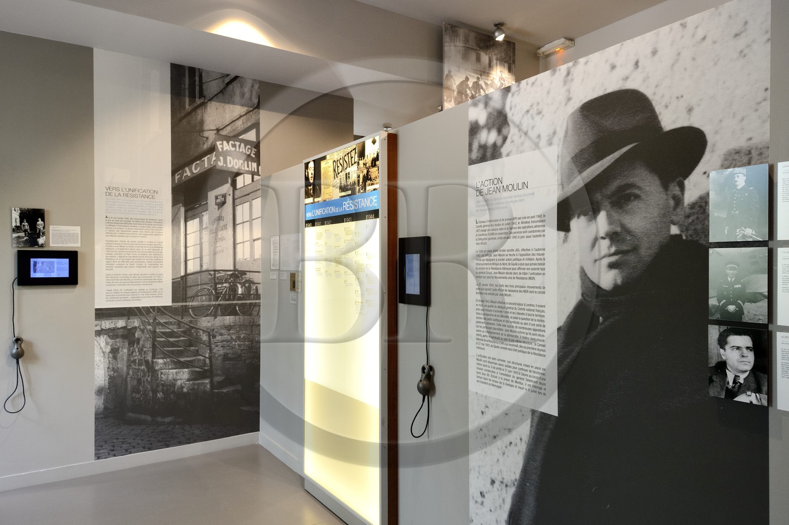France, Rhône (69), Lyon, Centre d'Histoire de la Résistance et de la Déportation (CHRD), Jean Moulin héro de la Résistance
