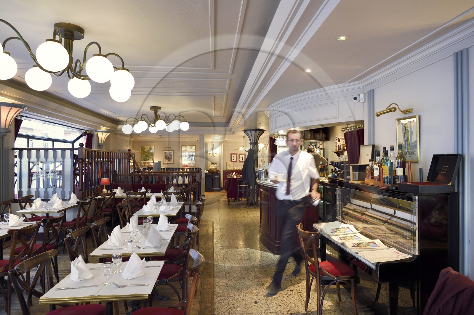 France, Seine-Maritime (76), Rouen, la Brasserie Paul place de la Cathédrale