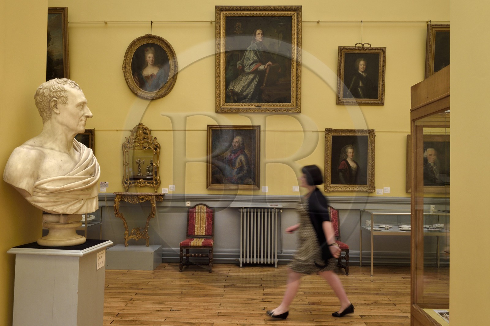 France, Dordogne (24), Périgord Blanc, Périgueux, musée d'art et d'archéologie du Périgord (MAAP), aile des Beaux-Arts, salle des peintures du XVIIIème siècle
